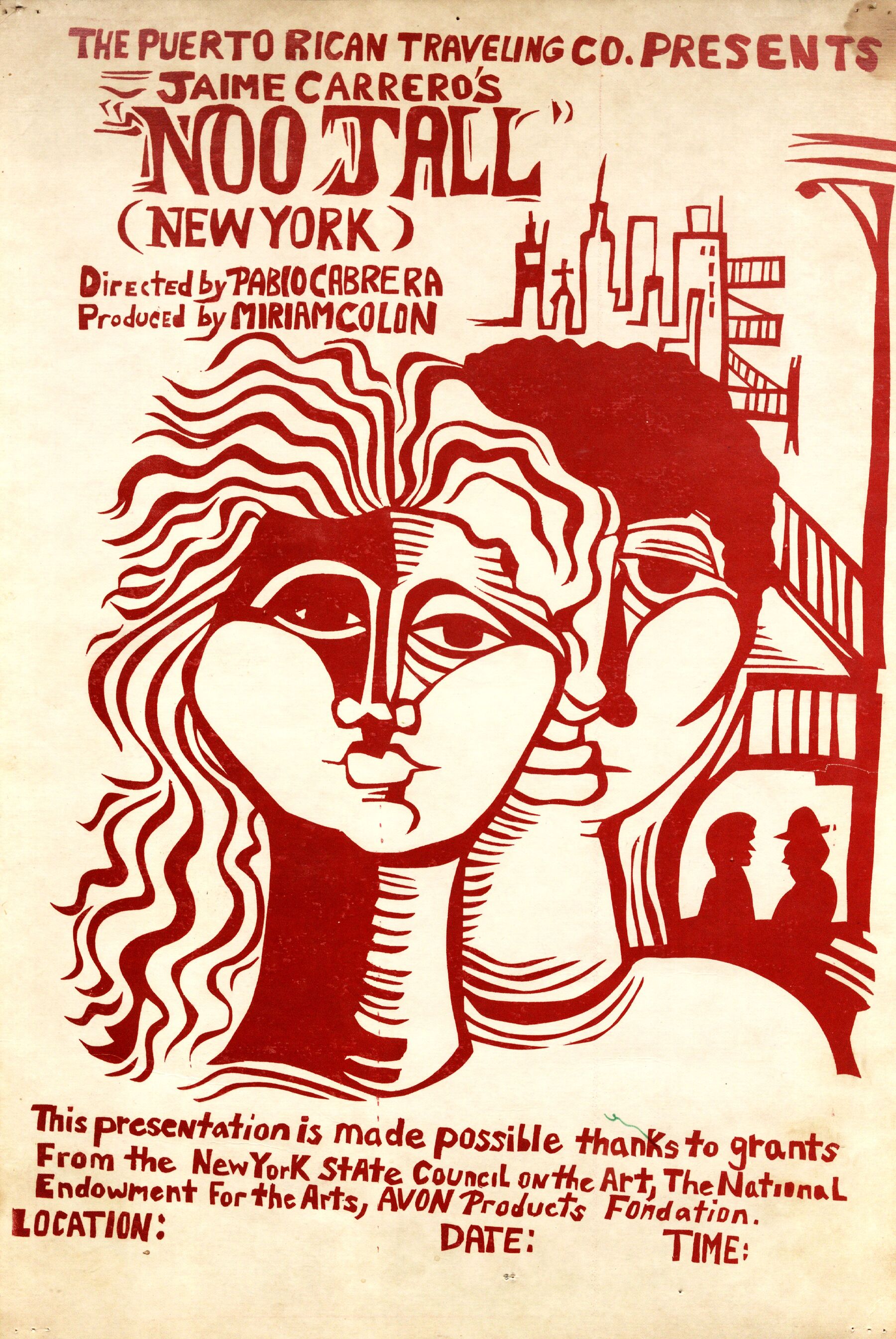 The Puerto Rican Traveling Co. Presents Jaime Carrero's Noo Jall (New York)<br><br>Puerto Rican Traveling Co. [Teatro Itinerante Puertorriqueño] presenta Noo Jall (New York) de Jaime Carrero 