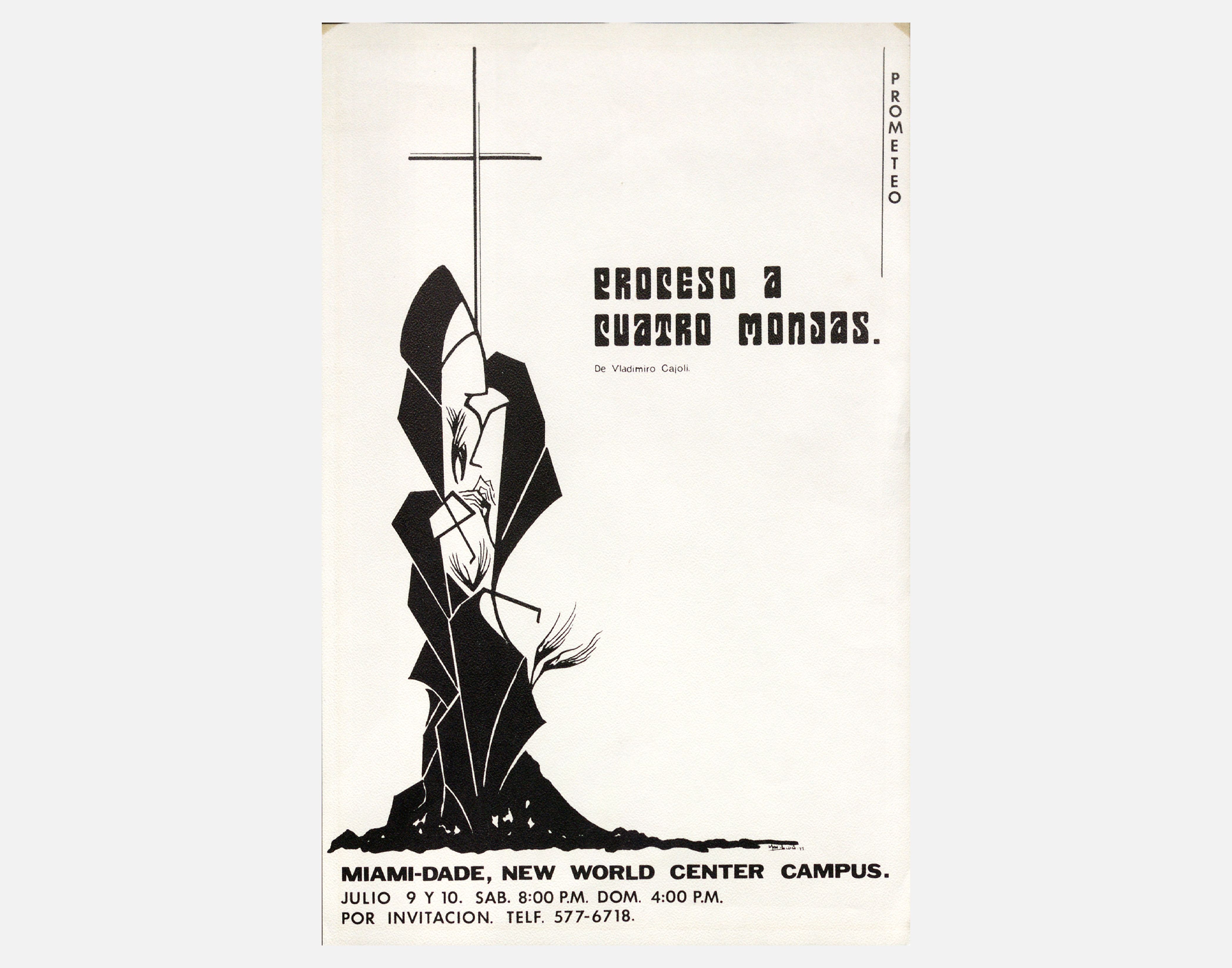 Proceso a cuatro monjas de Valdimiro Cajoli, Miami-Dade, New World Center Campus<br><br>Proceso a cuatro monjas[Trial of Four Nuns] by Valdimiro Cajoli, Miami-Dade, New World Center Campus